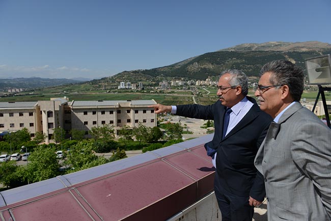 Eski Bakan Sami Güçlü Rektör Deveci’yi Ziyaret Etti