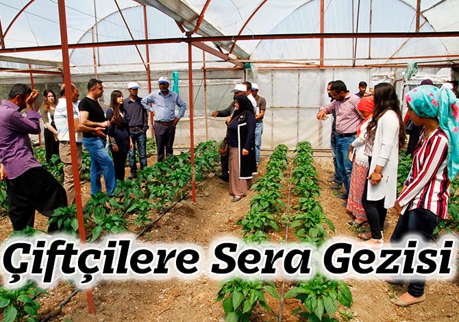 Çiftçilere Sera Gezisi