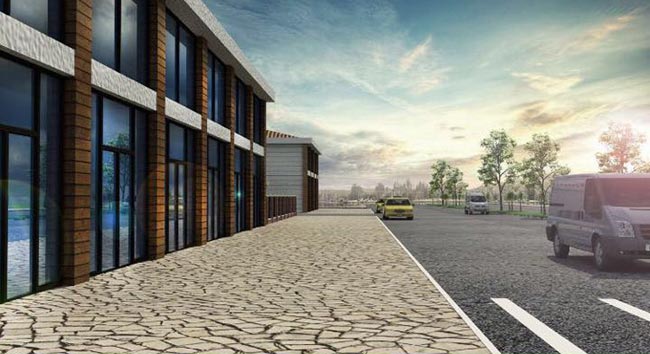 Türkoğlu Belediyesinden İlçeye Dubleks İş Yerleri Projesi