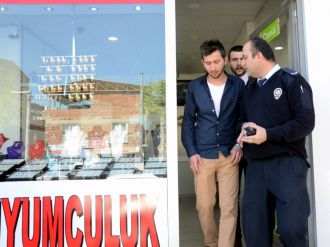 Kuyumcunun fendi gaspçıyı yendi