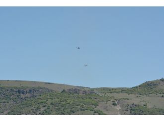 Şehitlerin verildiği bölgede hava destekli operasyon