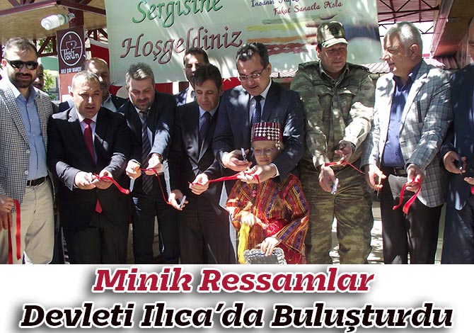 Minik Ressamlar Devleti Ilıca’da Buluşturdu