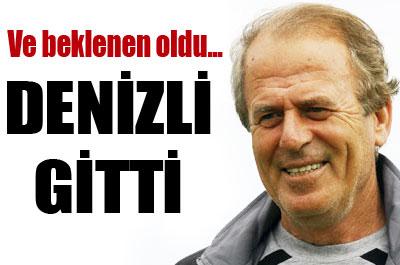 Beşiktaşta Denizli dönemi sona erdi