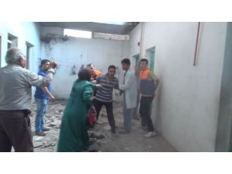 Kilis’e atılan roket bir eve isabet etti