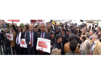 Meclis önünde ’laiklik’ eylemi