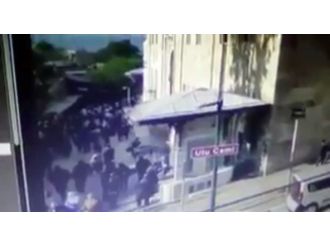 Bursa’daki terör saldırısı kamerada