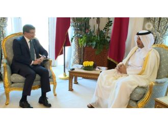 Başbakan Davutoğlu Katarlı mevkidaşıyla görüştü