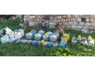 1 ton 220 kilo patlayıcı ele geçirildi