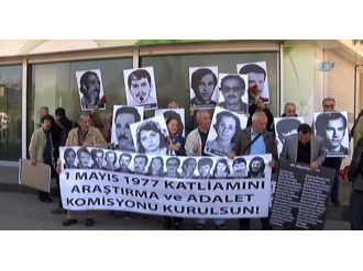 Taksim’de ’helikopter’li anma