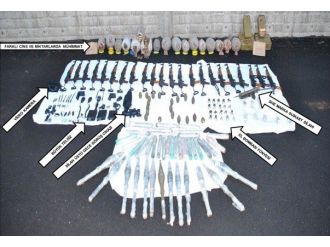 Bingöl’de PKK’ya ait cephane ele geçirildi