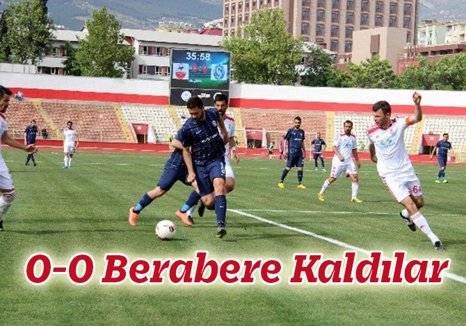 0-0 berabere kaldılar