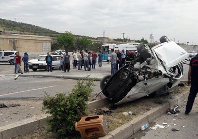 Kahramanmaraş’ta Zincirleme Kaza