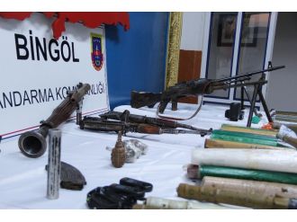 Bingöl’de PKK’nın silah depoları bulundu