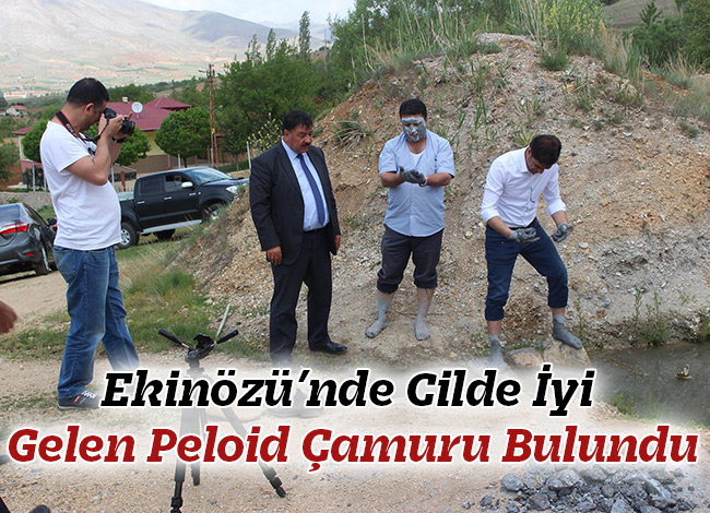 Ekinözü’nde Cilde İyi Gelen Peloid Çamuru Bulundu