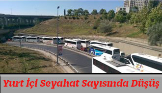Yurt içi seyahat sayısında düşüş