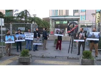 İsrail Başkonsolosluğu önünde ’Raid Salah’ protestosu