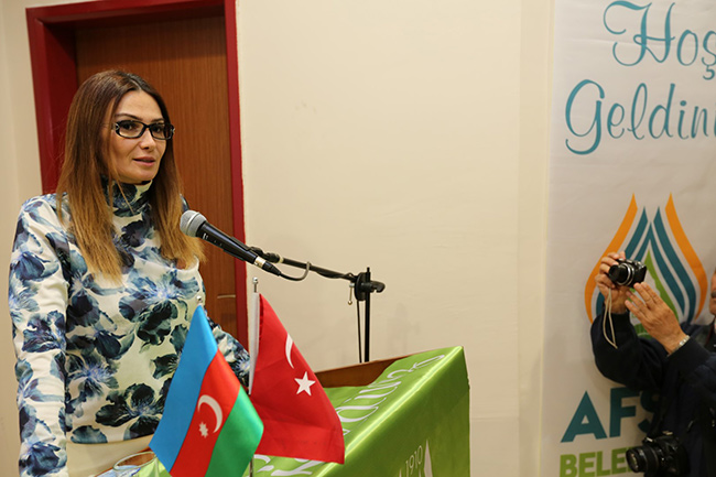 Azerbaycan Milletvekili Ganire Paşayeva Afşin’de