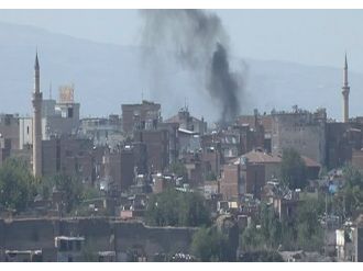 Şiddetli patlamanın ardından çatışma çıktı