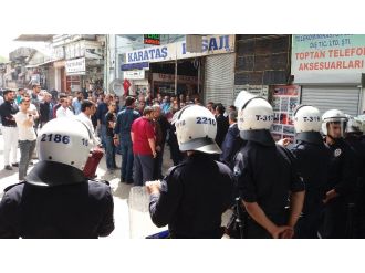 Bursa’da esnafla polis arasında yıkım gerginliği !