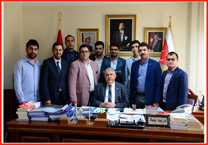 BAŞKAN MAHÇİÇEK, GENÇ BİRLİK VAKFI’NI KONUK ETTİ