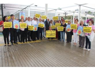 Mersin’de nükleer protestosu !
