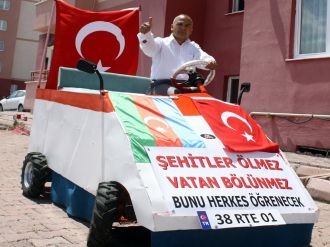 Hava ile çalışan otomobil yaptı