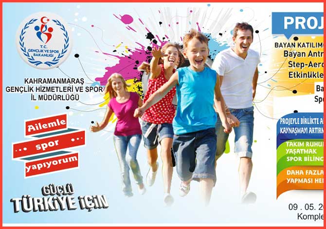 AİLEMLE SPOR YAPIYORUM PROJESİ BAŞLADI