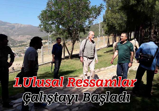 1.Ulusal Ressamlar Çalıştayı Başladı