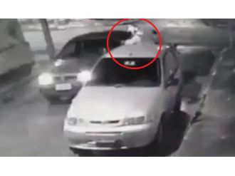 Otomobilde infaz böyle görüntülendi