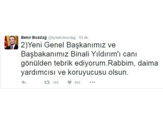 Bozdağ: Canı gönülden tebrik ediyorum