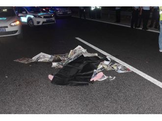 Üzerinden birçok araç geçti!