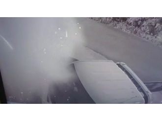 Ümraniye’deki patlama anı kamerada