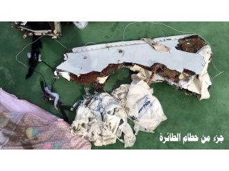 Düşen uçağın enkazından fotoğraflar paylaşıldı