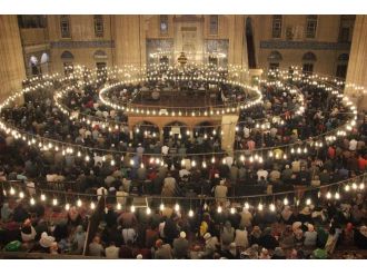 Selimiye Camii’nde insan seli