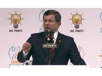 Davutoğlu partililerden helallik istedi