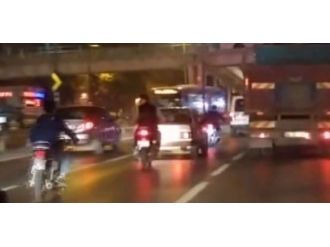 Motosikletlilerin ölümle dansı