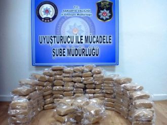 Sakarya’da 3 milyonluk uyuşturucu operasyonu
