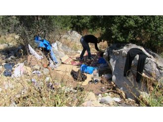 Kaçmak için hazırlık yapan 13 mülteci yakalandı