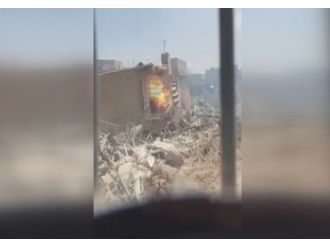 Hainlerin tuzakladığı bomba böyle patladı