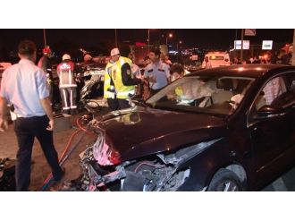 E-5’te feci kaza: 1 ölü, 3 yaralı