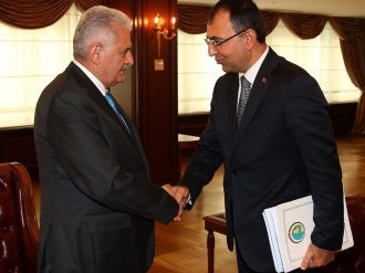 Başbakan Yıldırım, Toprak ve Kocaoğlu’nu kabul etti.