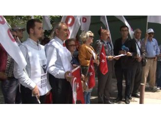 Alman Büyükelçiliği önünde ’Soykırım’ protestosu