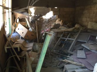 Binaya tuzaklanan patlayıcı böyle imha edildi