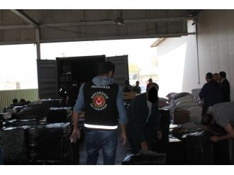 10 milyon liralık kaçak malzeme yakalandı