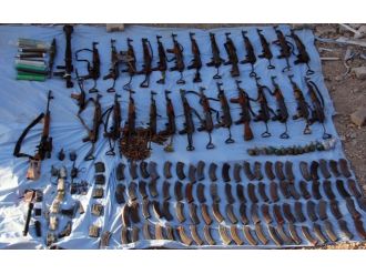 Teslim olan teröristlerin ifadesiyle ele geçirildi