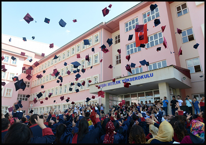 Afşin MYO’da Mezuniyet Coşkusu