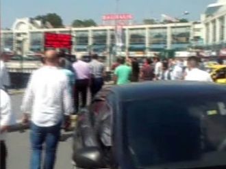 Otogardaki kavgada polis havaya ateş açtı