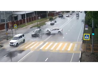 Yağmur feci bir kazaya yol açtı