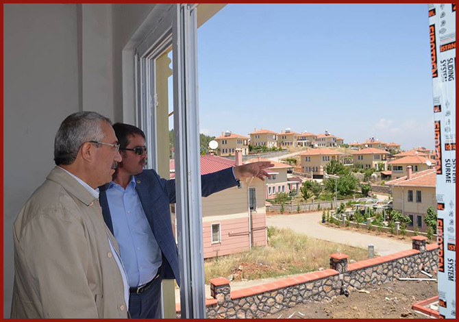 Türkoğlu Üniversite Kompleksinde İncelemelerde Bulundu