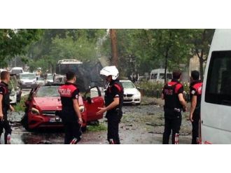 Bombalı saldırı sosyal medyada